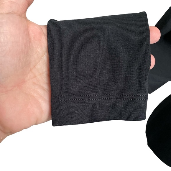 J.Crew Factory Fine Rib Perfect Fit Black Cotton Turtleneck XS Long Sleeve NWT - Picture 4 of 11